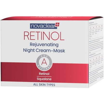 Cremă de noapte, Novaclear, Retinol, 50ml, argintiu