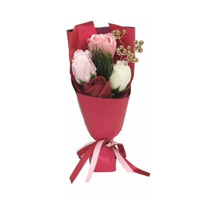 Set Saboane cu Flori, Emanuela Biffoli, 4 Roze și Nufăr, Culori Mixte, 140g