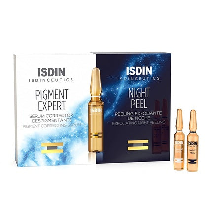 Ser tratament facial Isdinceutics Isdin Pigment Expert + Night Peel, 10+10 fiole