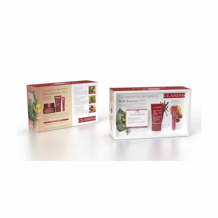 Crema de zi pentru piele foarte uscată, Clarins, Set 3 bucăți, Ambalaj cadou