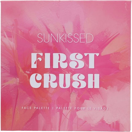 Paletă machiaj față, Sunkissed, First Crush, bronzer și iluminator