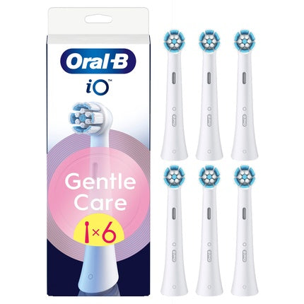 Perii de schimb Oral-B, iO Series Gentle Care, alb - 6 buc