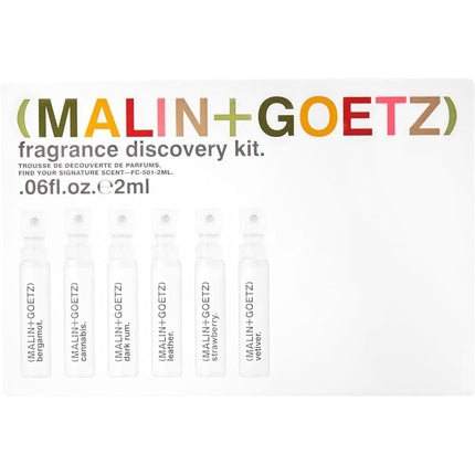 Set Parfum Malin + Goetz, Kit Descoperire Unisex, Ambalaj Alb, 6 Flacoane