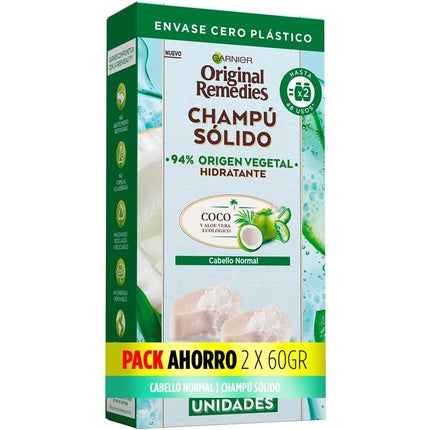Șampon solid Garnier Original Remedies, Coconut, păr normal
