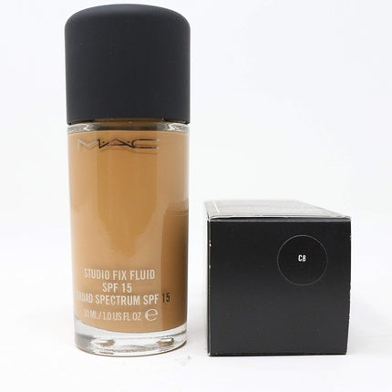 Fond de ten lichid M.A.C Studio Fix Fluid SPF 15 C8, 30 ml