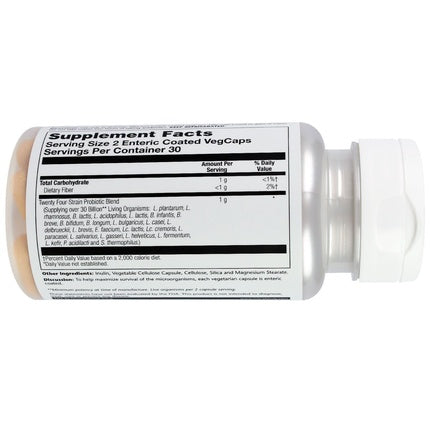 Supliment alimentar probiotic Solaray Super Multidophilus 24, 30 Billion CFU, 60 capsule
