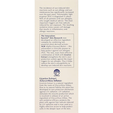 Gel-Cremă de Protecție Solară SPF 50+, Eucerin, 150ml