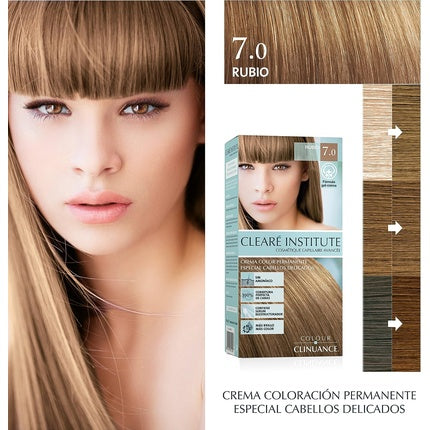Vopsea păr, Clearé Institute, blond 7.0, fără amoniac