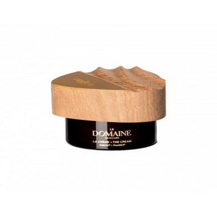 Cremă de ochi Le Domaine Luxe Le Creme, ambalaj din lemn, capac sculptat