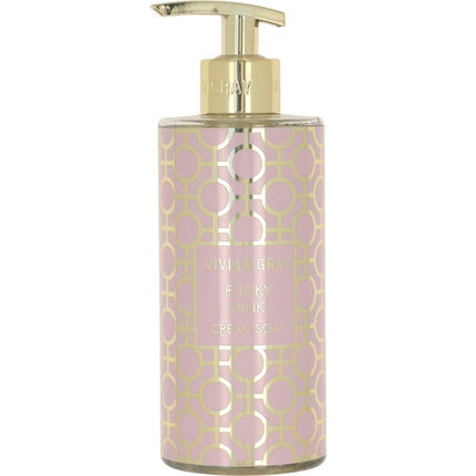 Sabon cremos cu pompă, Vivian Gray, Funky Pink, 400 ml