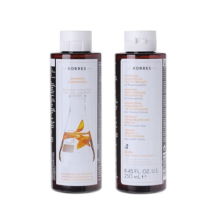 Șampon Korres, Sunflower and Mountain Tea, păr vopsit, 250ml