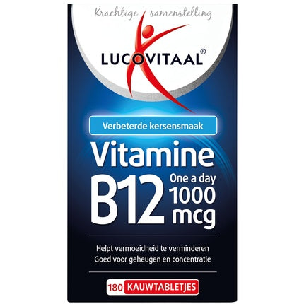 Tablete de mestecat, Lucovitaal, Vitamina B12 One A Day, 1000 mcg