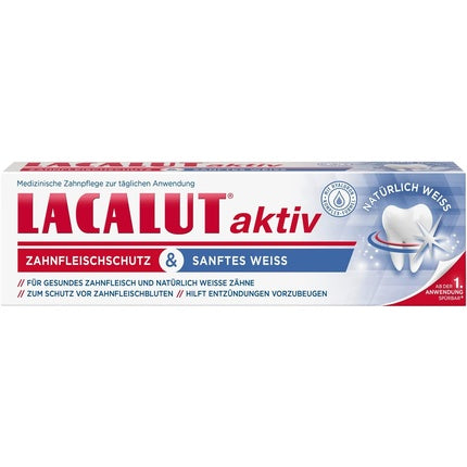 Pastă de dinți Lacalut Active, 75ml, albire blândă
