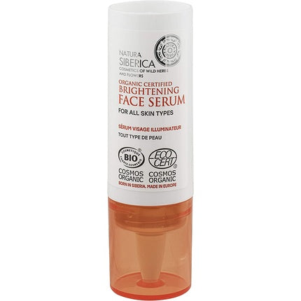 Ser iluminator, Natura Siberica, organic, pentru toate tipurile de ten