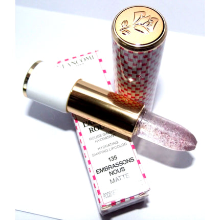 Ruj, Lancôme, L'absolute Rouge, alb-auriu