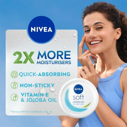 Cremă de zi Nivea Soft 50 ml cu Vitamina E