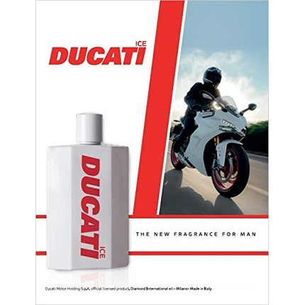 Deodorant spray, Ducati, Ice, alb-rosu