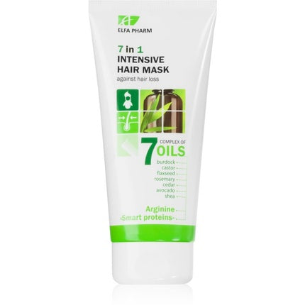 Masca de păr Elfa Pharm Intensive Hair Therapy 7 Oils, 200 ml, alb-verde