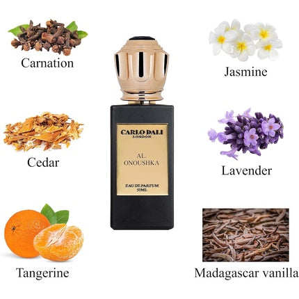 Parfum, Carlo Dali, Al Onoushka, Negru, 50ml