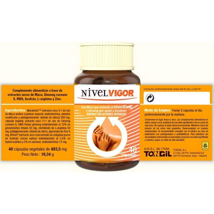 Supliment Capsule Tong-Il Nivel Vigor, 40 capsule