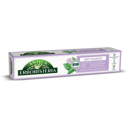 Pasta de dinți, Antica Erboristeria Oxy Bianco 75ml