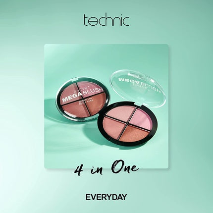 Fard de obraz, Technic, Mega Blush, roz și maro