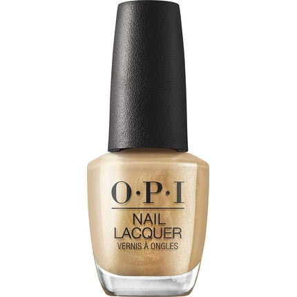 Lac de unghii OPI Sleigh Bells Bling, efect glitter, culoare argintiu-gold