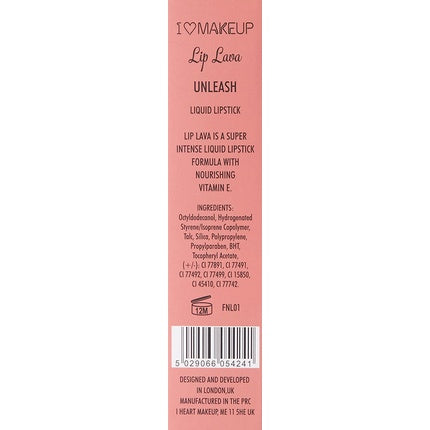 Ruj lichid, Makeup Revolution, Lip Lava, portocaliu