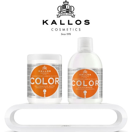 Masca de par Kallos KJMN Color, 1000ml, Protectie UV