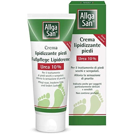 Crema lipidizantă pentru picioare Allga San cu 10% uree, 100ml