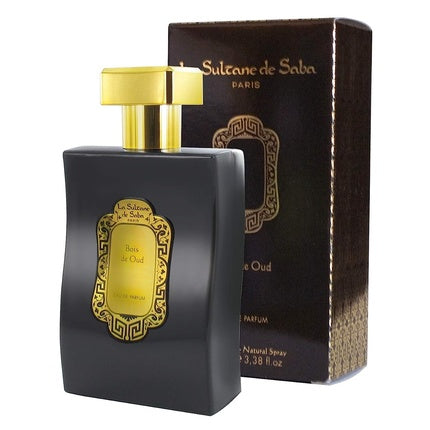 Parfum La Sultane de Saba Bois de Oud, 100ml, Culoare neagră, capac auriu
