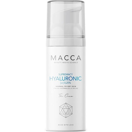 Cremă acid hialuronic, Macca Beauty Meets Science, Supremacy, 50ml