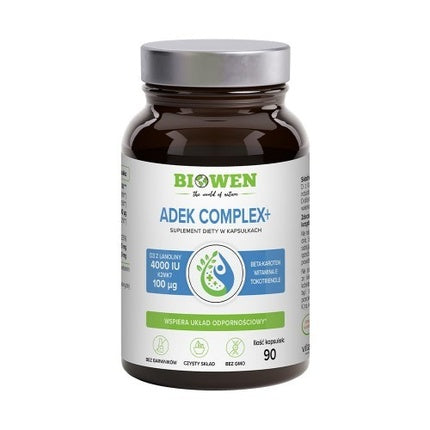 Biowen Vitamina Adek Complex, Supliment Dietetic, 90 Capsule