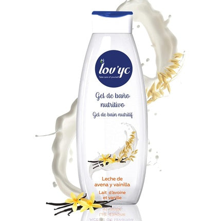 Gel de duș Lov'yc cu lapte de ovăz și vanilie 750ml