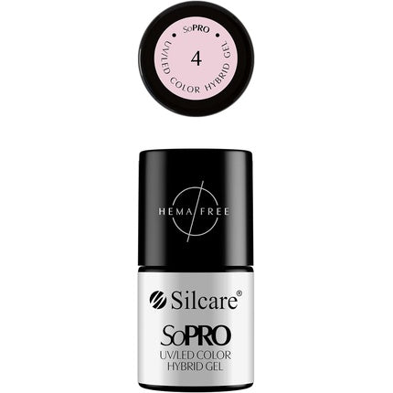 Gel Polish, Silcare SoPRO, roz deschis