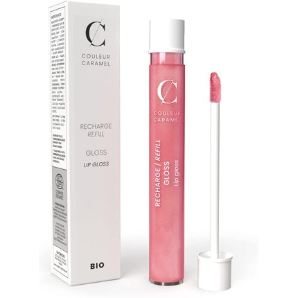Luciu de buze, Couleur Caramel, Refill, roz, bio