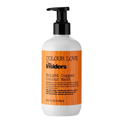 Mască de păr colorantă, The Insiders Bright Copper Colour Mask 300ml