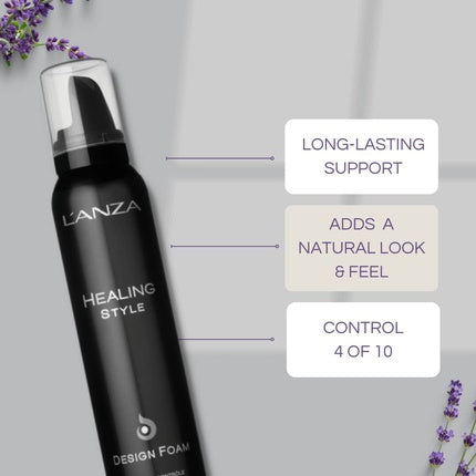 Mousse L'Anza Healing Style Design Foam cu fixare joasă, 297g