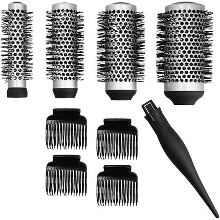Set perii stilizare, Tb Tools For Beauty, LUSSONI, capete interschimbabile, negru