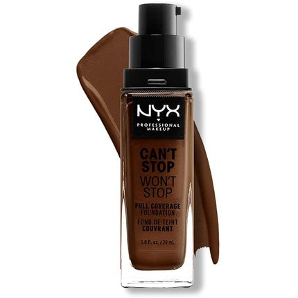 Fond de ten, NYX, Can't Stop Won't Stop, Deep Walnut, 30ml