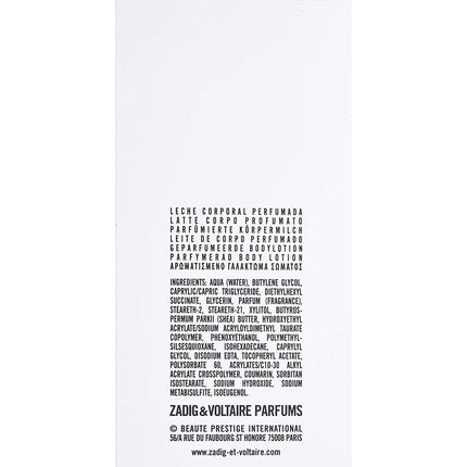 Loțiune de corp, Zadig & Voltaire, This Is Her!, alb, 250ml