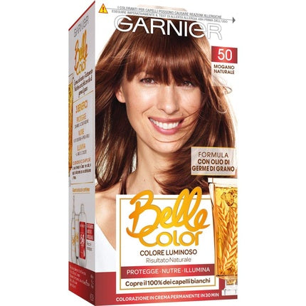 Vopsea de păr, Belle Color, 50 Mahon Natural