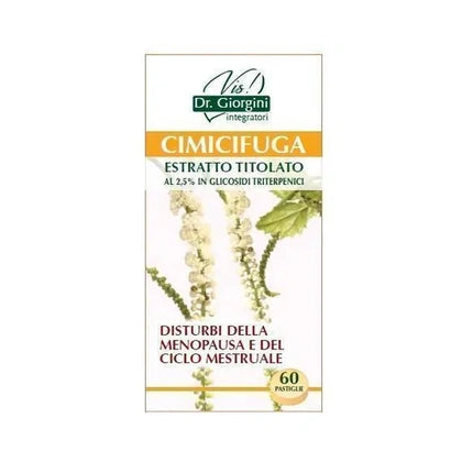 Dr. Giorgini Cimicifuga Extract Standardized 60 Tablets, Extract with Plant Extracts