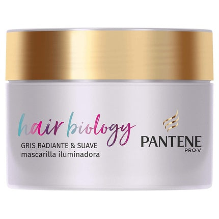 Mască de păr Pantene Hair Biology Gris Radiante, pentru menținerea culorii, pentru păr vopsit, 160 ml