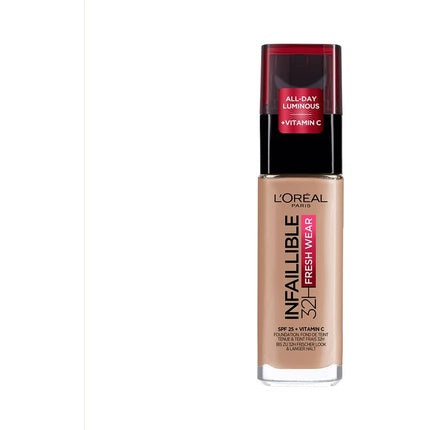 Fundație lichidă L'Oréal Paris Infallible Fresh Wear No.225 Beige Sand, SPF 25, 30ml