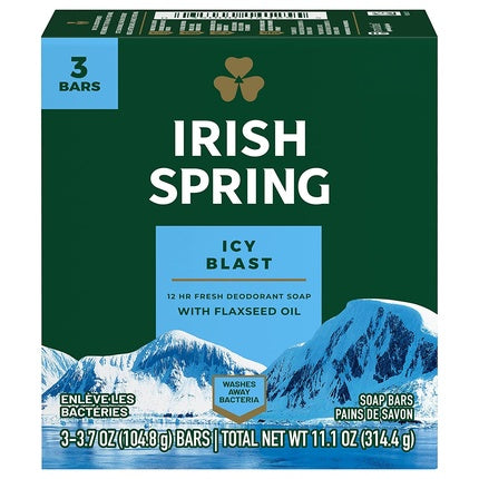 Pastă de dinți Colgate Irish Spring Icy Blast, 310 g, ambalaj verde