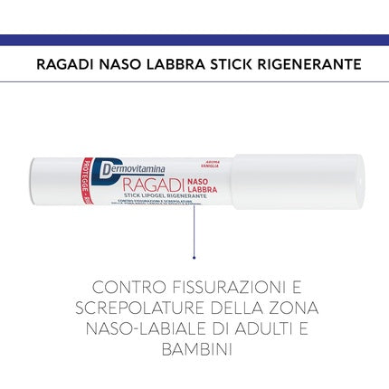 Lipogel, Dermovitamina, Cracked Nose and Lips, alb, 3ml