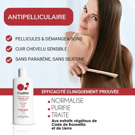 Pharma Recherche Caditar Shampoo Anti-peliculare, 150ml