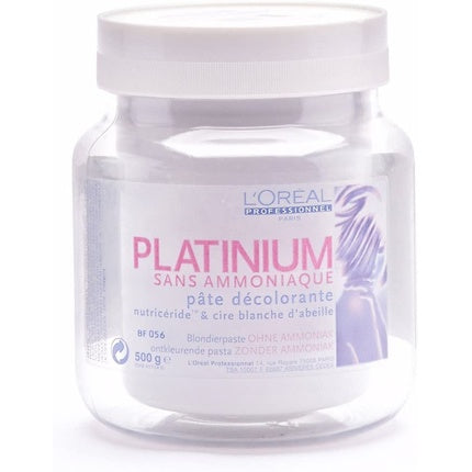 Pasta decolorantă L'Oréal Professionnel Platinium, fără amoniac, 500g