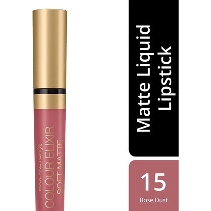 Ruj Max Factor Colour Elixir Soft Matte, 015 Rose Dust, 4ml